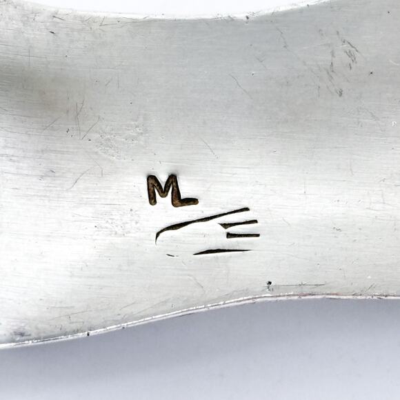 Vintage Milton Lasiloo Native Zuni Sterling Silver Turquoise Coral Watch Cuff 6" - Picture 6 of 12